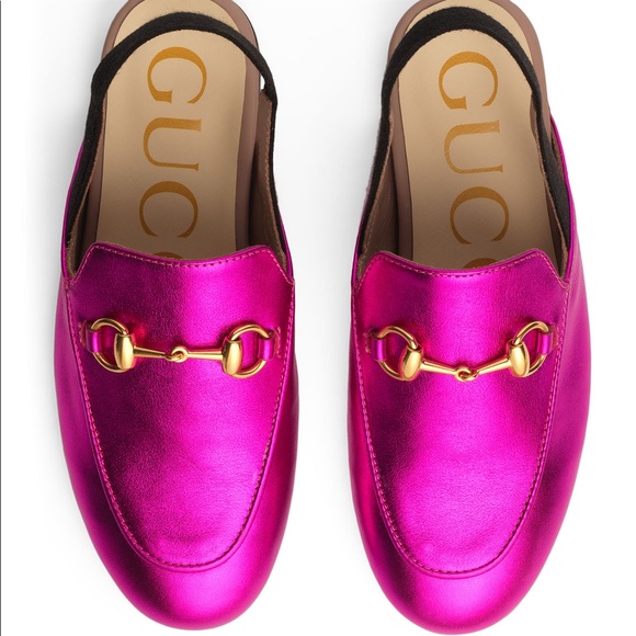 Gucci Other - { Gucci } Princetown Jr Leather Horsebit Slide